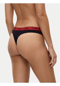 Hugo - HUGO Komplet stringów 50469681 Czarny. Kolor: czarny. Materiał: bawełna #5