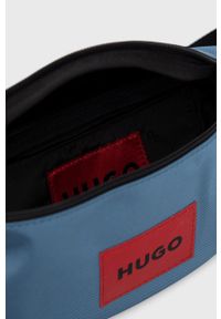 Hugo - HUGO nerka kolor szary. Kolor: niebieski. Materiał: poliester, poliamid. Wzór: aplikacja