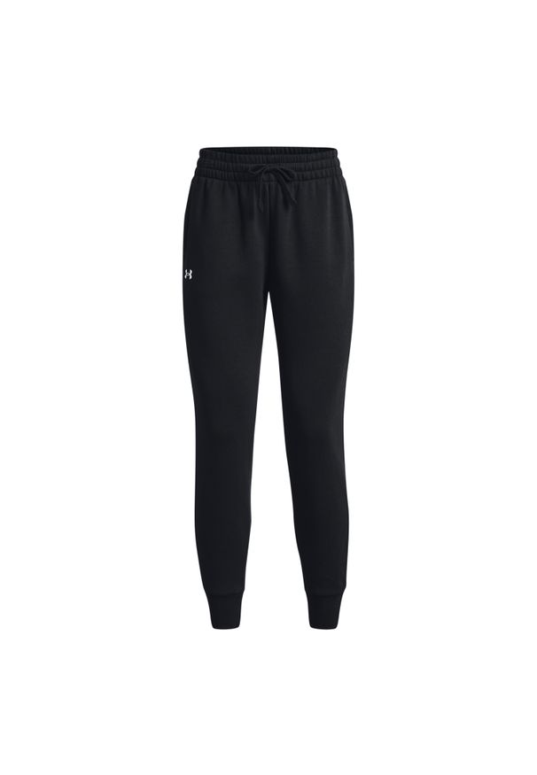 Damski strój do biegania Under Armour Rival Fleece. Kolor: czarny, wielokolorowy, biały. Materiał: polar. Długość: długie. Sport: fitness