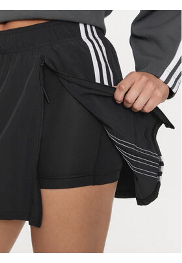 Adidas - adidas Spódnica dresowa Dance All-Gender IP2393 Czarny Loose Fit. Kolor: czarny. Materiał: syntetyk