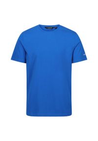 Regatta - T-shirt Męski Niska Waga Sportowy Tait. Kolor: niebieski, szary, wielokolorowy. Sport: turystyka piesza