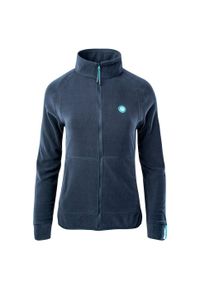 Elbrus - Damska Bluza Polarowa Rivoli. Kolor: niebieski. Materiał: polar. Sezon: zima. Sport: turystyka piesza