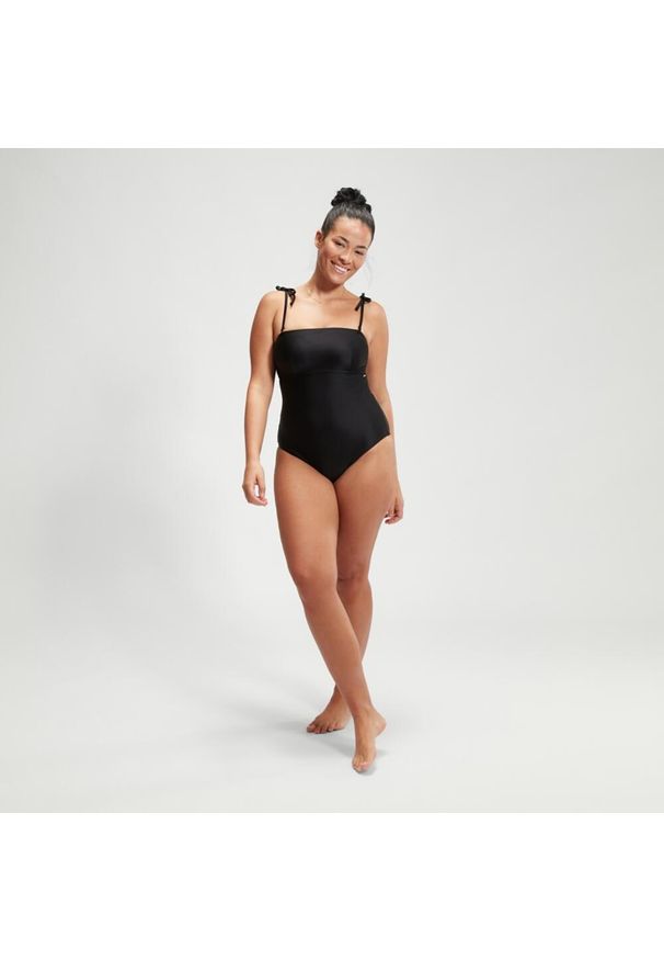 Strój Kąpielowy Speedo Shaping Bandeau – Czarny – Rozmiar 34. Kolor: czarny. Materiał: materiał