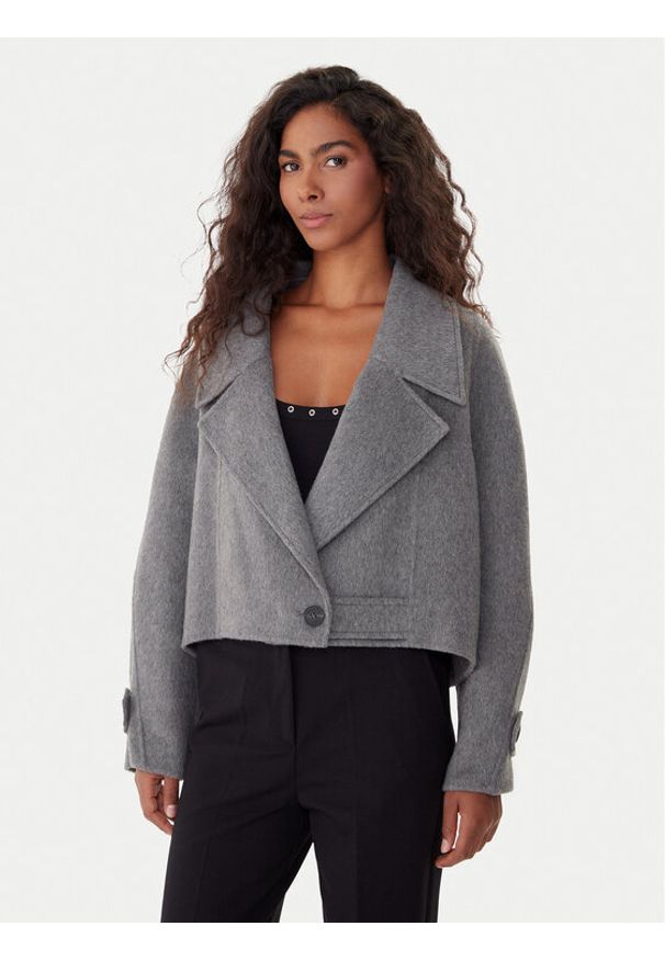 ViCOLO Kurtka przejściowa TF0026 Szary Regular Fit. Kolor: szary. Materiał: syntetyk