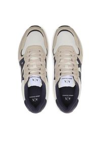 Armani Exchange Sneakersy XUX152 XV610 T058 Beżowy. Kolor: beżowy #7