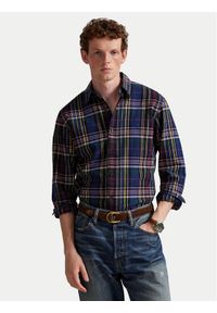Polo Ralph Lauren Koszula 710P00524001 Kolorowy Custom Fit. Typ kołnierza: polo. Materiał: bawełna. Wzór: kolorowy