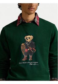 Polo Ralph Lauren Bluza 710981794001 Zielony Regular Fit. Typ kołnierza: polo. Kolor: zielony. Materiał: bawełna #3