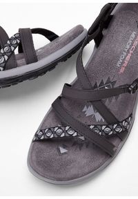 bonprix - Sandały Skechers. Zapięcie: pasek. Kolor: czarny #2