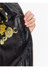 Versace Jeans Couture Kurtka skórzana 75GAVP06 Czarny Regular Fit. Kolor: czarny. Materiał: skóra