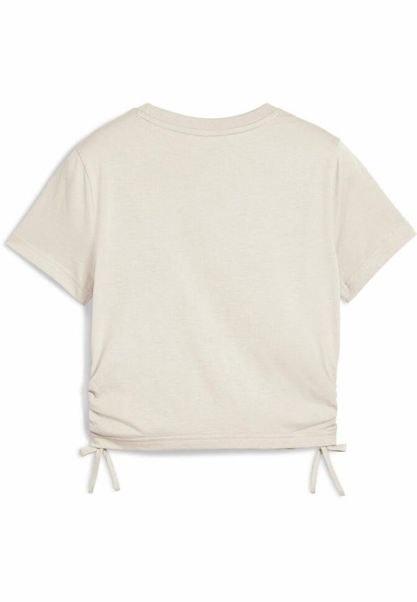 Koszulka Puma Flaming Love Knotted Tee T-Shirt G Dzieci. Kolor: biały, wielokolorowy, beżowy