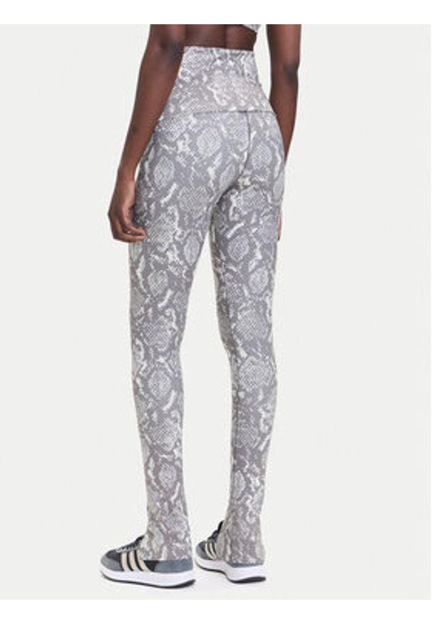 Adidas by Stella McCartney - adidas by Stella McCartney Legginsy Training Rolltop Splitcuff JM8477 Beżowy Slim Fit. Kolor: beżowy. Materiał: syntetyk
