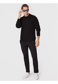 BOSS - Boss Sweter Laaron 50477360 Czarny Regular Fit. Kolor: czarny. Materiał: syntetyk #4