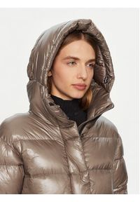 Hetrego - Hetregó Kurtka puchowa Tara 8N728 Beżowy Regular Fit. Kolor: beżowy. Materiał: syntetyk #2