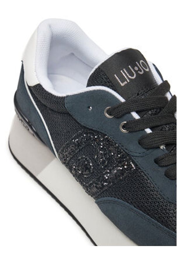 Liu Jo Sneakersy BA5035 PX618 S3667 Czarny. Kolor: czarny. Materiał: skóra, zamsz