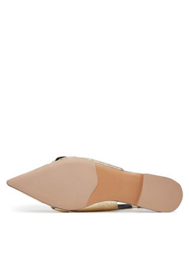 Badura Baleriny HIBISCUS-LT593-911 Złoty. Kolor: złoty. Materiał: skóra