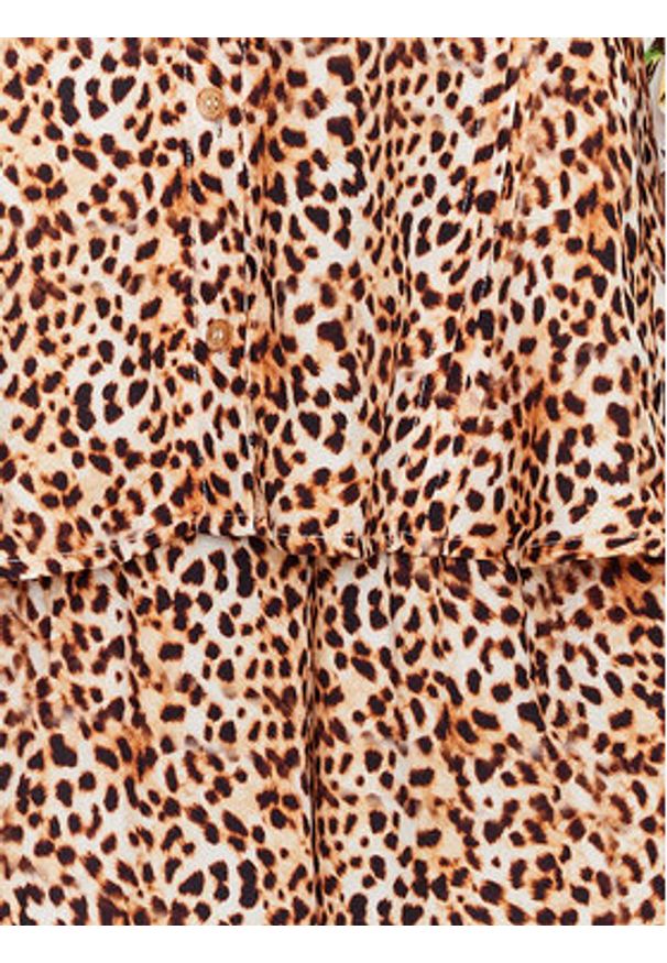 Maaji Piżama 1057ZPS004 Brązowy Relaxed Fit. Kolor: brązowy. Materiał: wiskoza
