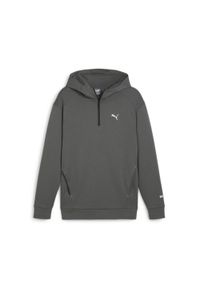 Bluza z kapturem Puma Radcal Half-zip Dk, Mężczyźni. Typ kołnierza: kaptur. Kolor: szary. Materiał: materiał, bawełna #1