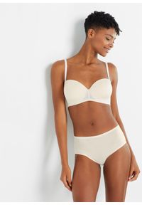 bonprix - Figi panty Feel Comfort bezszwowe (3 pary). Kolor: różowy. Materiał: materiał #2