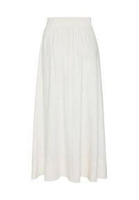 YAS Spódnica maxi Flaxy 26036370 Biały Regular Fit. Kolor: biały. Materiał: wiskoza