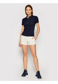 Lacoste Polo PF5462 Granatowy Slim Fit. Typ kołnierza: polo. Kolor: niebieski. Materiał: bawełna #5