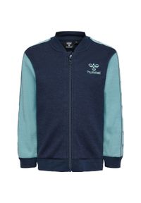 Kurtka dresowa dla dzieci Hummel Wulbato. Kolor: niebieski. Materiał: dresówka #1
