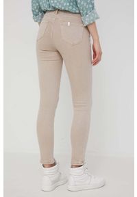 Answear Lab jeansy damskie kolor beżowy. Stan: podwyższony. Kolor: beżowy. Styl: wakacyjny #3