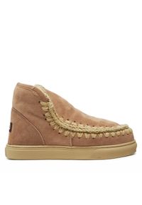 Mou Śniegowce Eskimo Sneaker FW111000A Beżowy. Kolor: beżowy. Materiał: skóra #1