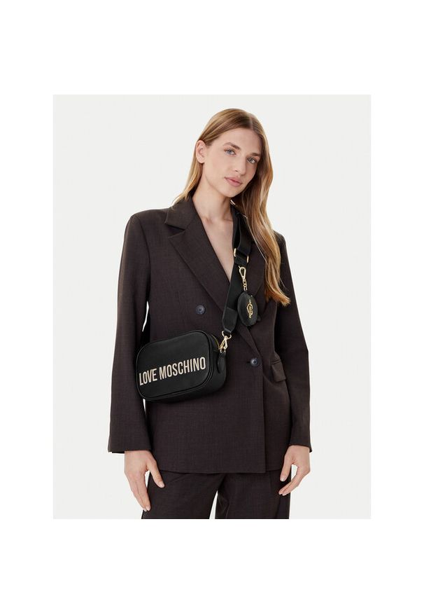 Love Moschino - Torebka LOVE MOSCHINO. Kolor: czarny