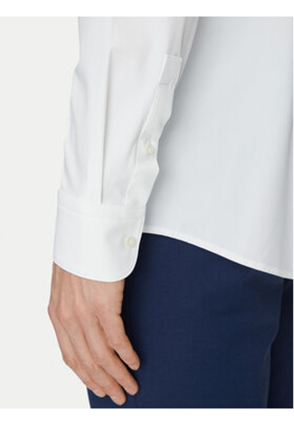 BOSS - Boss Koszula P-Hank-S-Kent-C1-222 50503554 Biały Slim Fit. Typ kołnierza: kołnierzyk klasyczny. Kolor: biały. Materiał: syntetyk