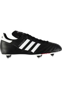 Adidas - Buty piłkarskie adidas World Cup Sg M 011040 czarne czarne. Zapięcie: sznurówki. Kolor: czarny. Materiał: skóra, syntetyk, materiał. Szerokość cholewki: normalna. Sport: piłka nożna