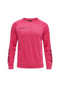 Bluza do piłki ręcznej dla dorosłych Hummel Promo Poly Sweatshirt. Kolor: wielokolorowy, czerwony, różowy. Sport: piłka ręczna #1
