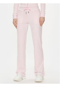 Juicy Couture Spodnie dresowe Del Ray JCAP180 Różowy Regular Fit. Kolor: różowy. Materiał: syntetyk