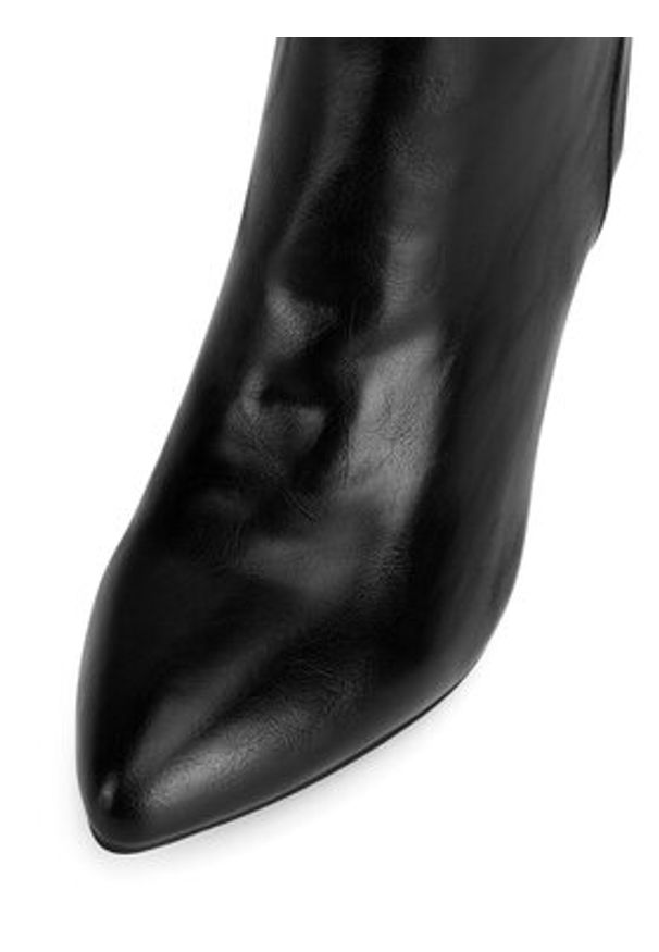 MEXX Kozaki MI001805743W Czarny. Kolor: czarny. Materiał: skóra
