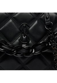 Steve Madden Torebka Bworship SM13001060-BBL Czarny. Kolor: czarny. Materiał: skórzane