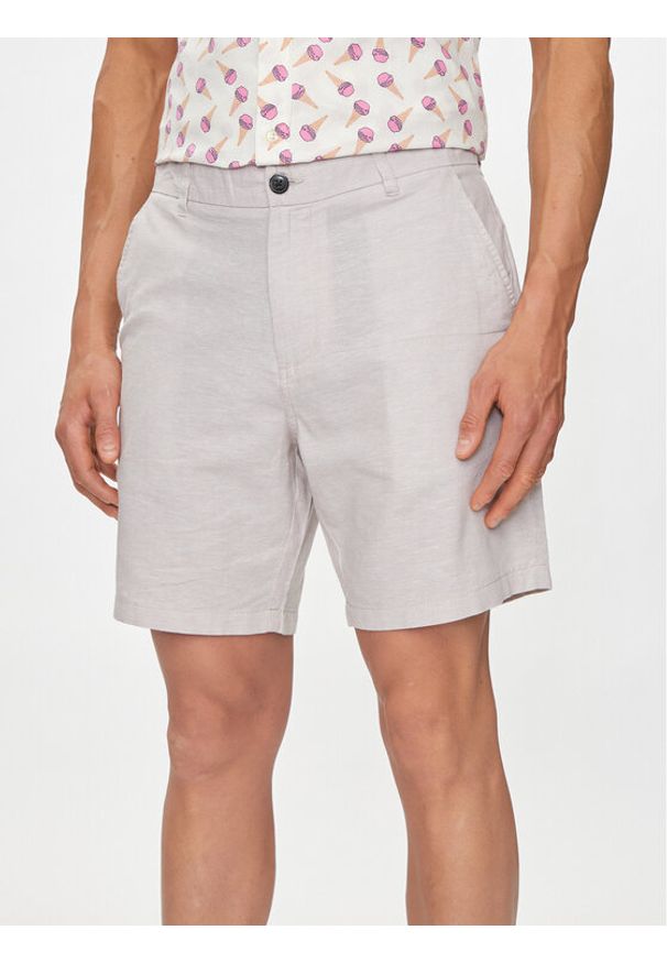 Jack & Jones - Jack&Jones Szorty materiałowe Stace 12248627 Szary Tapered Fit. Kolor: szary. Materiał: bawełna