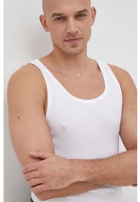 Hugo - HUGO t-shirt (2-pack) 50469778 męski kolor biały. Kolor: biały. Materiał: dzianina #3