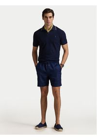 Polo Ralph Lauren Szorty materiałowe 710958586003 Granatowy Classic Fit. Kolor: niebieski. Materiał: len