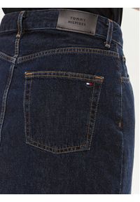 TOMMY HILFIGER - Tommy Hilfiger Spódnica jeansowa WW0WW42220 Granatowy Regular Fit. Kolor: niebieski. Materiał: bawełna #5