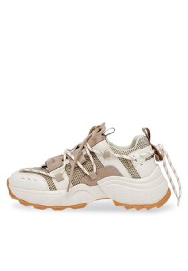 Steve Madden Sneakersy Tazmania Sneaker SM11002419-04005-TBE Brązowy. Kolor: brązowy. Materiał: skóra