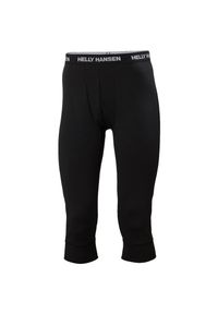 Legginsy o długości 3/4 Helly Hansen lifa merino midweight. Kolor: czarny. Materiał: wełna. Sezon: lato. Sport: turystyka piesza #1
