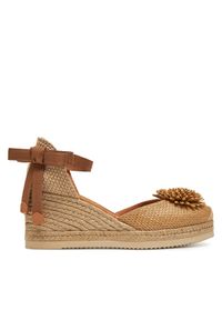 Espadryle Unisa. Kolor: brązowy