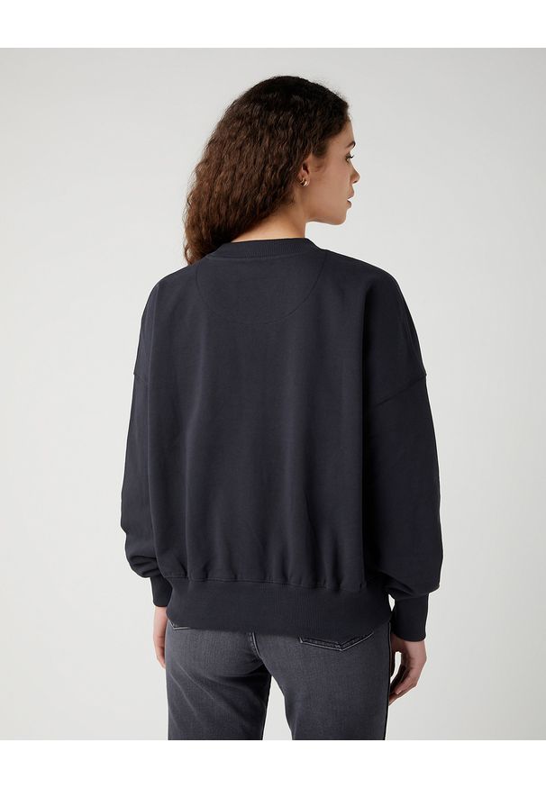 Wrangler - DAMSKA BLUZA WRANGLER RELAXED SWEATSHIRT FADED BLACK 112343708