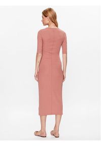 Calvin Klein Sukienka codzienna K20K205752 Beżowy Slim Fit. Okazja: na co dzień. Kolor: beżowy. Typ sukienki: proste. Styl: casual