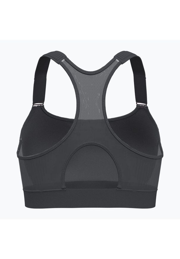Biustonosz treningowy Under Armour HeatGear Armour High. Kolor: szary. Sport: fitness