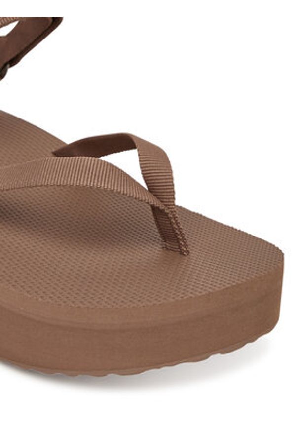 Teva Sandały Flatform Slim 1164630 Brązowy. Kolor: brązowy. Materiał: materiał