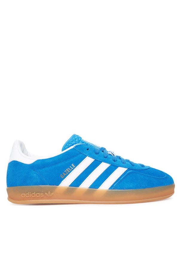 Adidas - adidas Sneakersy Gazelle Indoor JI2061 Niebieski. Kolor: niebieski. Materiał: skóra, zamsz. Model: Adidas Gazelle