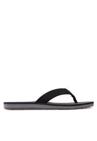 Quiksilver Japonki AQYL101323 Czarny. Kolor: czarny. Materiał: skóra, zamsz
