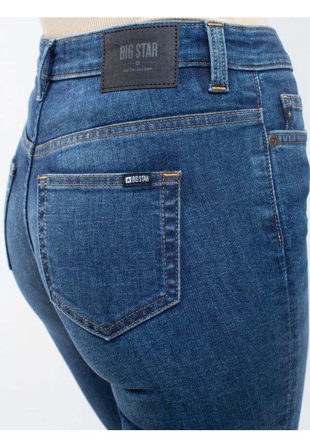 Big-Star - Jeansy damskie skinny granatowe Adela 512. Kolor: niebieski. Sezon: lato