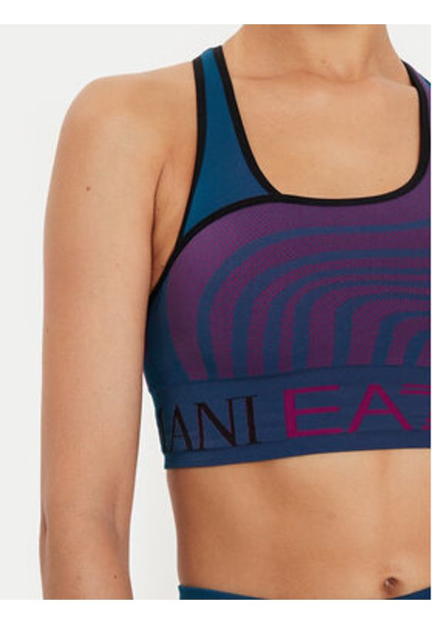 EA7 Emporio Armani Biustonosz sportowy 6DTH51 TJDGZ 2519 Kolorowy. Materiał: syntetyk. Wzór: kolorowy