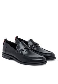 Hugo - HUGO Mokasyny Varian 50548574 Czarny. Kolor: czarny. Materiał: skóra #3